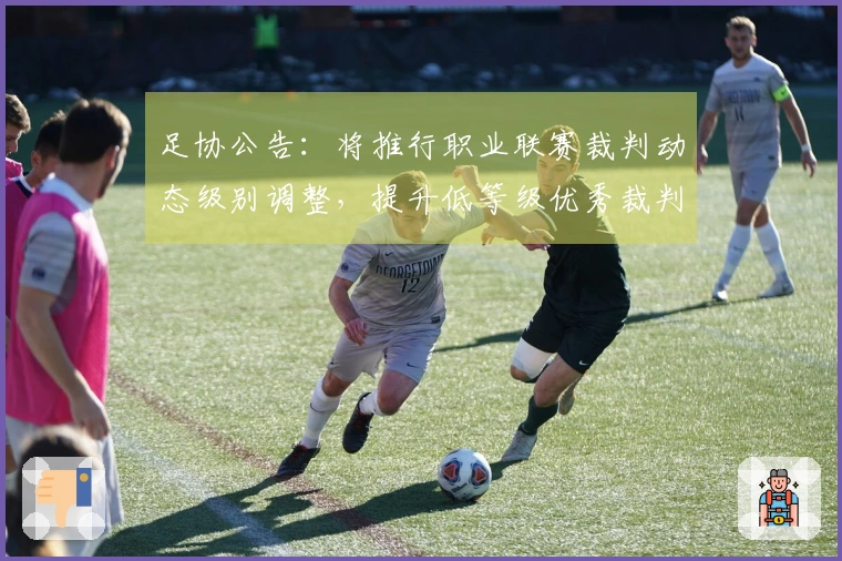 足协公告：将推行职业联赛裁判动态级别调整，提升低等级优秀裁判。